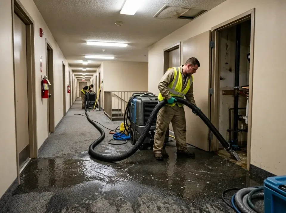 multi-unit-apartment-hallway-f-005 — frequently asked questions, Emergency Burst Pipe Water Extraction & Removal in Endicott…